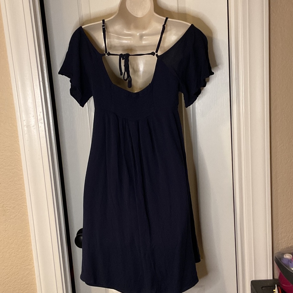 Maurices Navy Blue Maxi Dress - Picture 3 of 4
